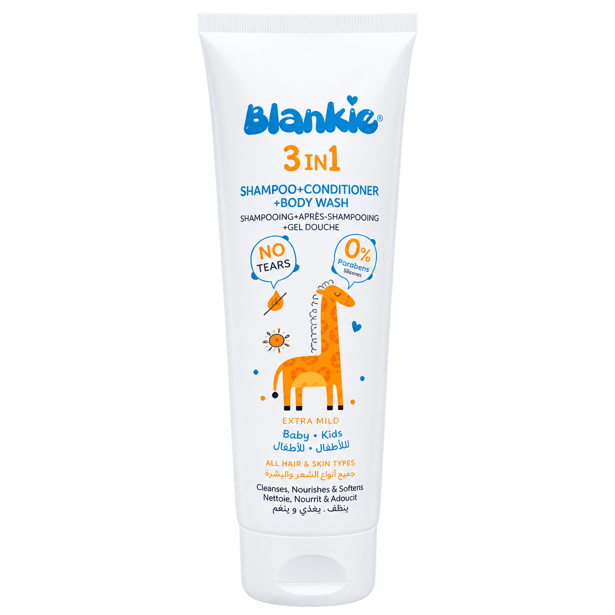 3-in-1 Shampoo, Conditioner & Body Wash 200ml