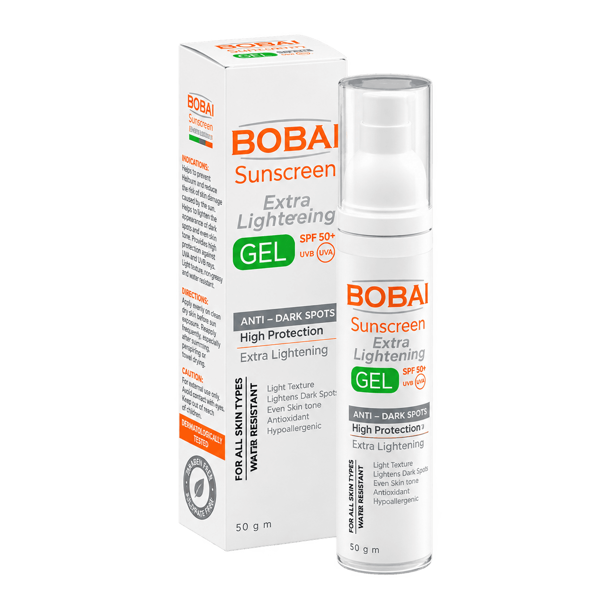 Sunscreen Extra Lightening Gel SPF50 50gm