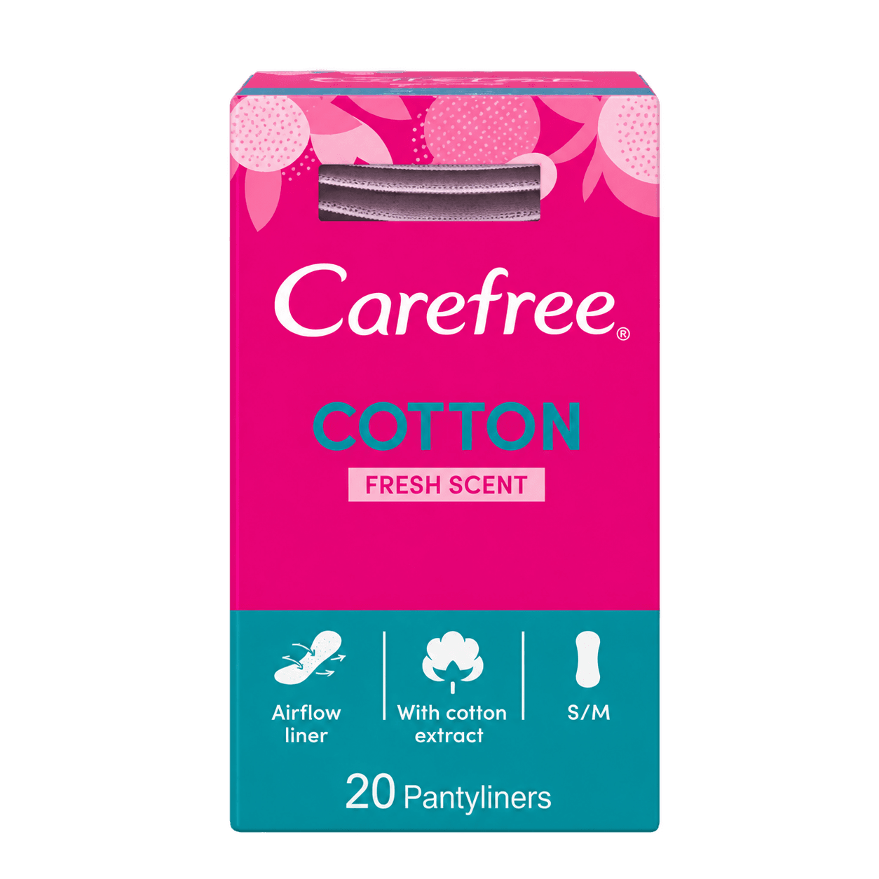 Cotton Feel Pantyliners - Fresh Scent, 20 per pack