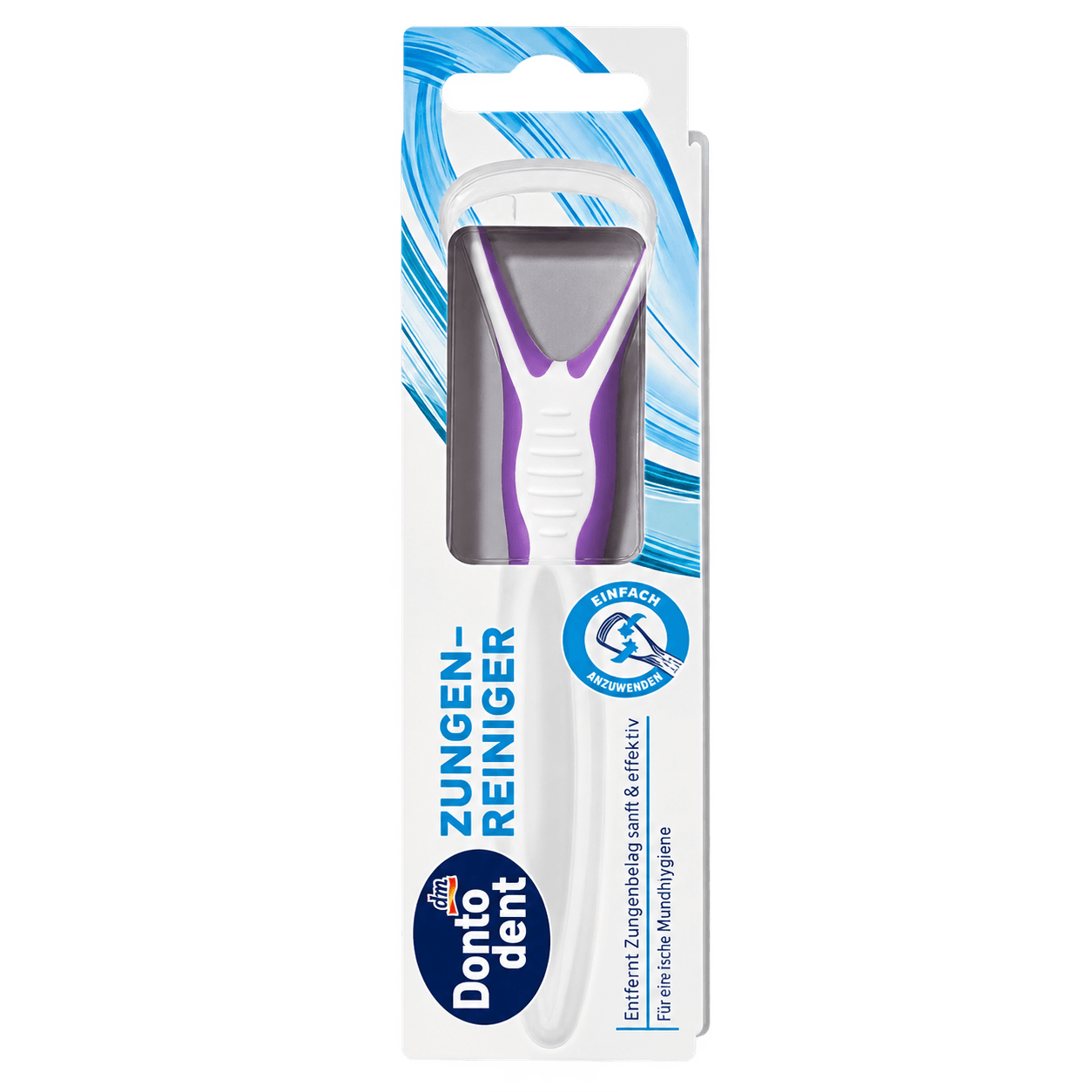 Red & White Tongue Cleaner, 1pc
