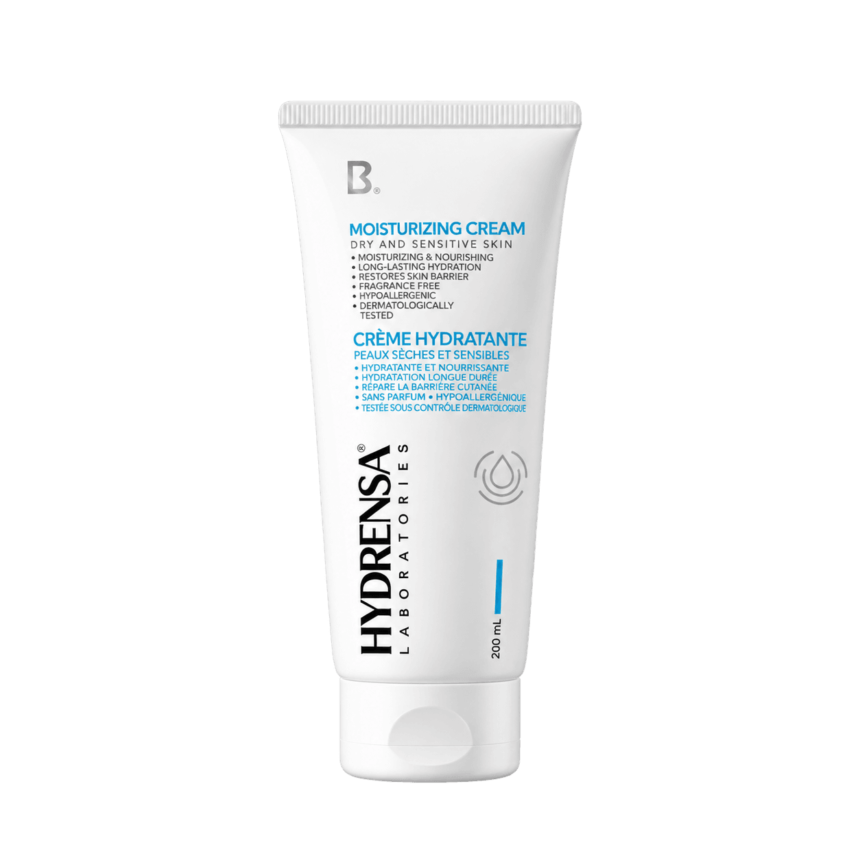 Hydrensa Moisturizing Cream 200ml - White