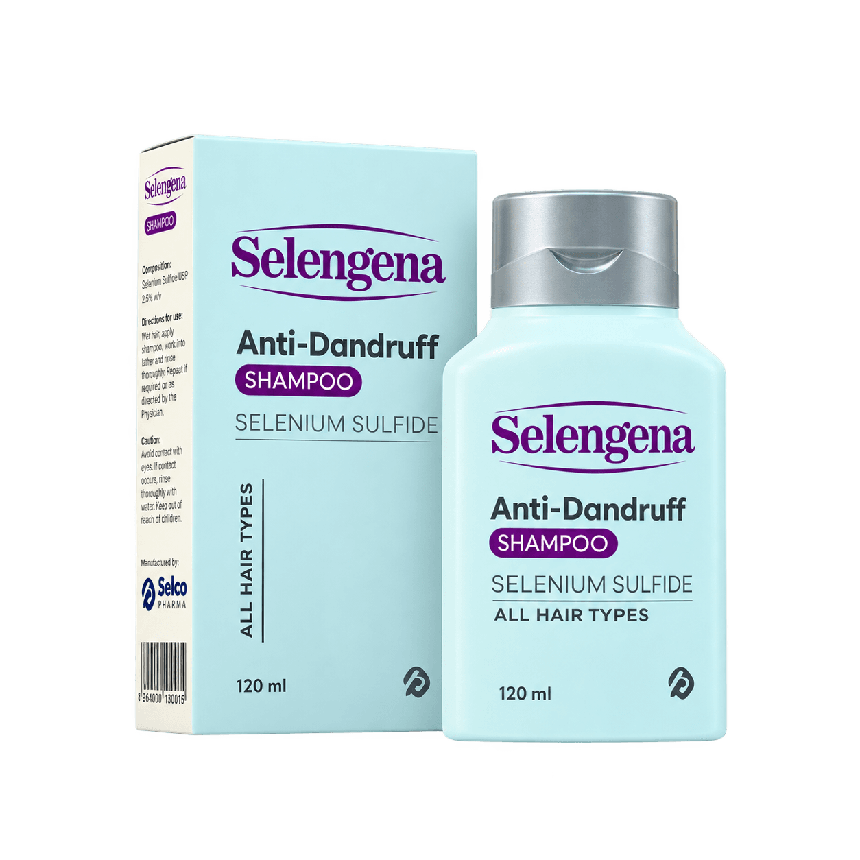 Anti-Dandruff Shampoo with Selenium 120ml