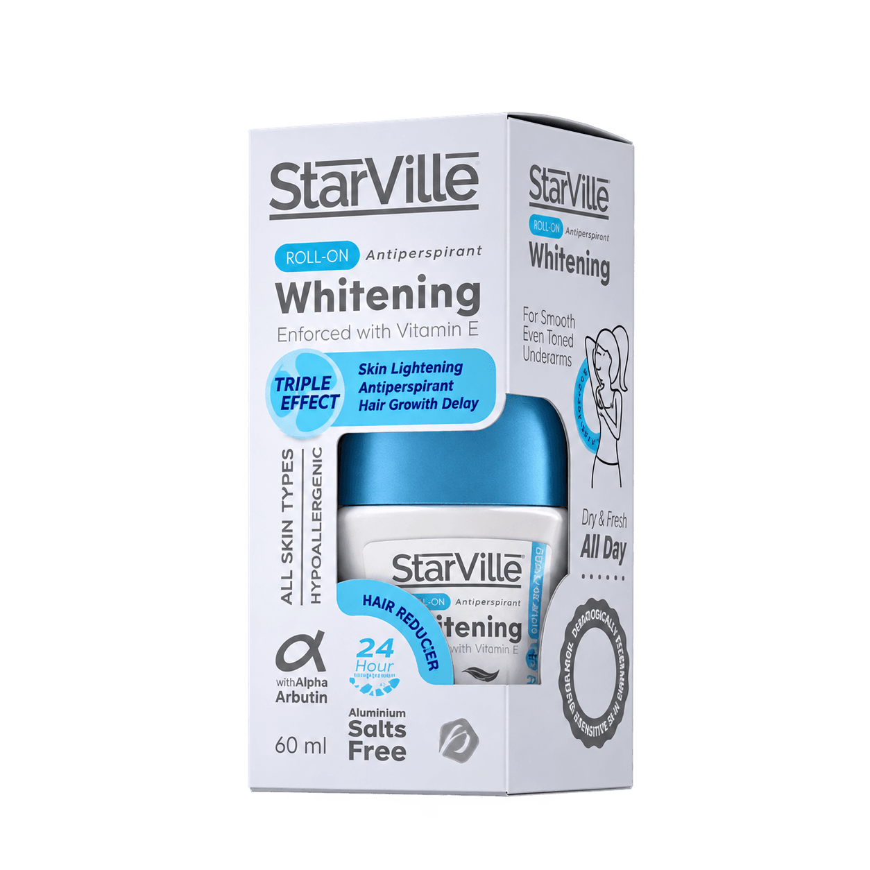 Roll-On Whitening - Light Pink 60ml (Free)