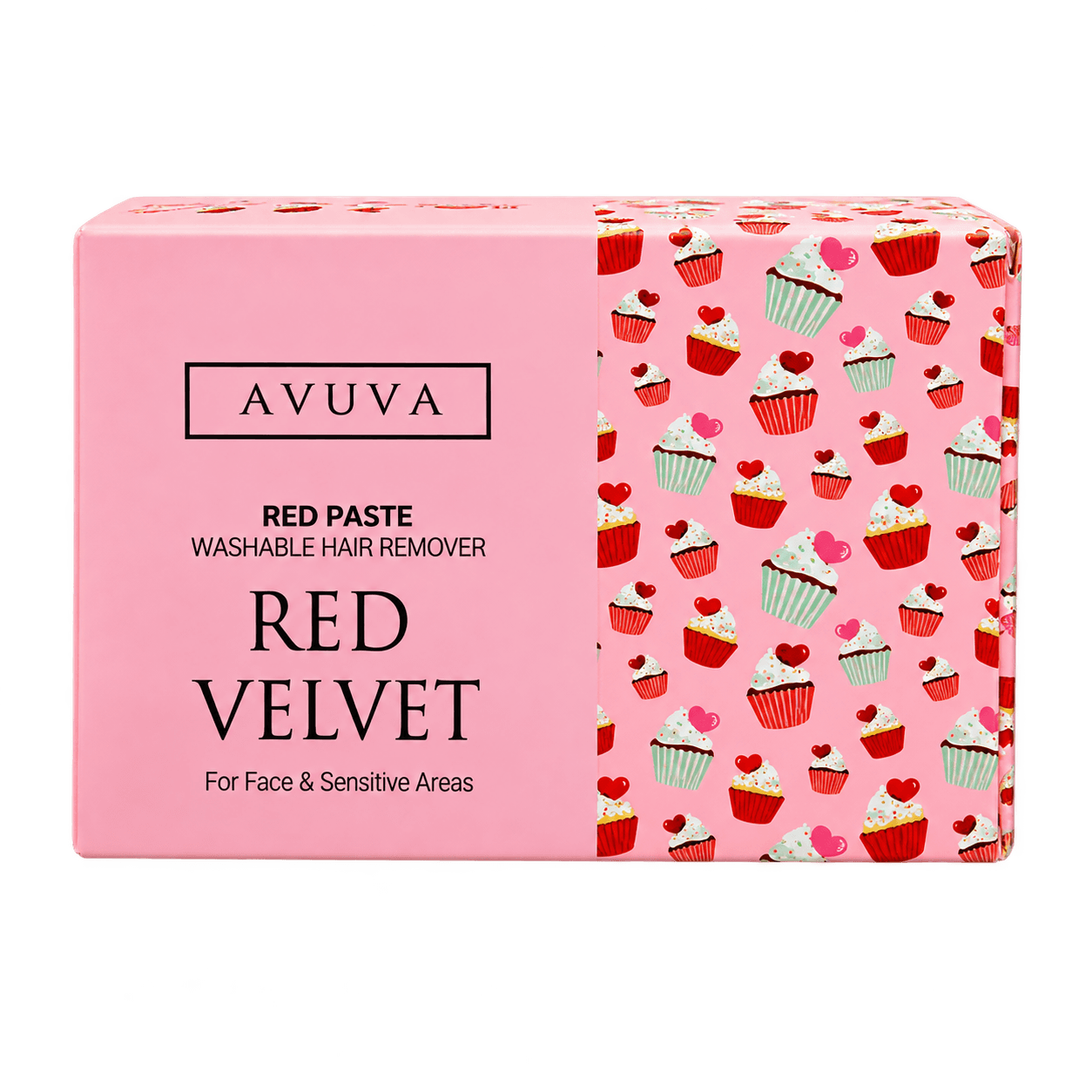 Hair Removal Paste - Red Velvet, for Face & Sensitive Areas 100g