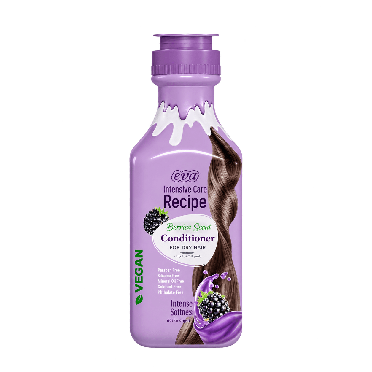 Eva Recipe Conditioner - Berries Scent, for Dry Hair 350ml