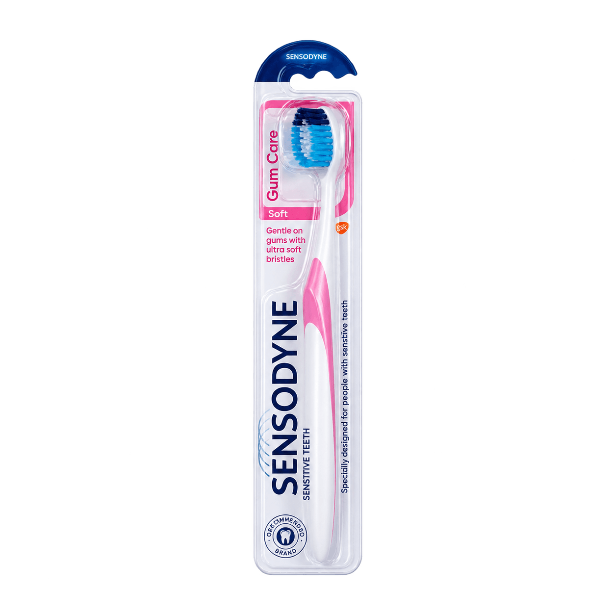 Gum Care Soft Toothbrush - Pink, for Sensitive Teeth