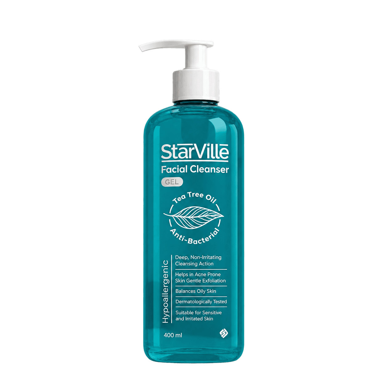 Hypoallergenic Whitening Face & Body Foaming Cleanser 400ml