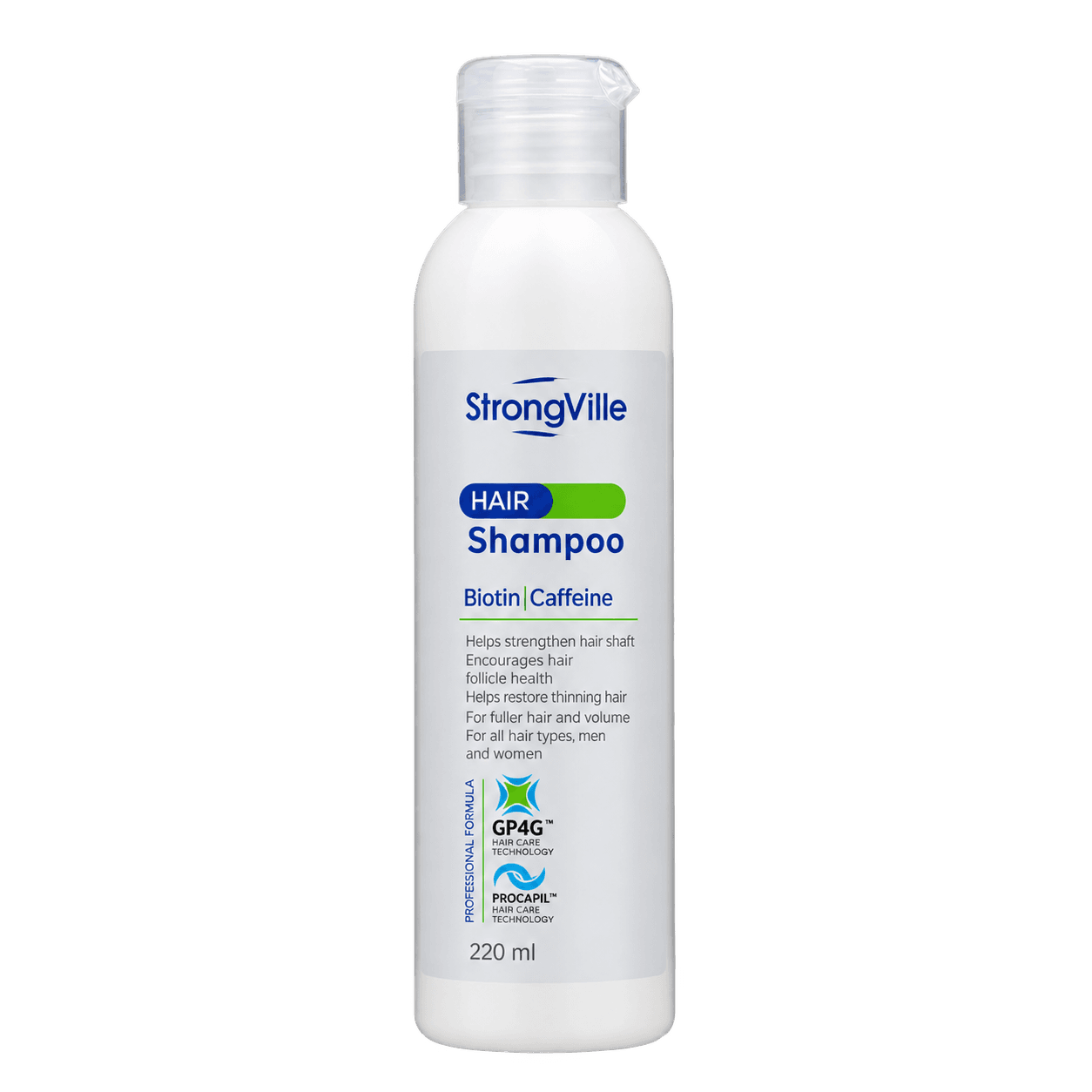 Shampoo with Biotin & Caffeine for Dry Hair 220ml